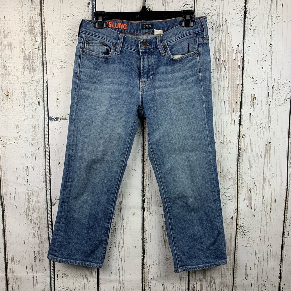 J.CREW Hipslung crop jeans